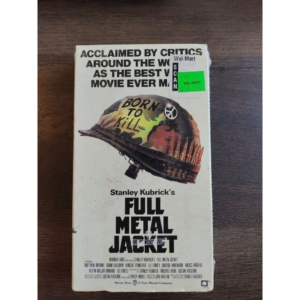 Full Metal Jacket VHS tape vintage 1987